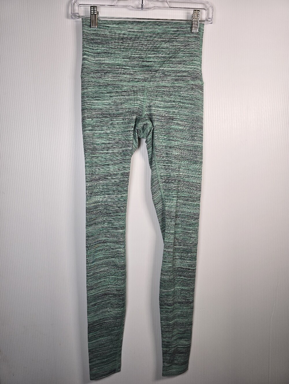 NWOT Lululemon Wunder Under Hi Rise Space Dye Camo Alberta Lake Fresh Teal Size4 - Picture 4 of 12
